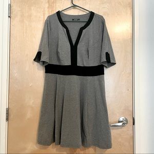 Comfy gray dress with pockets!